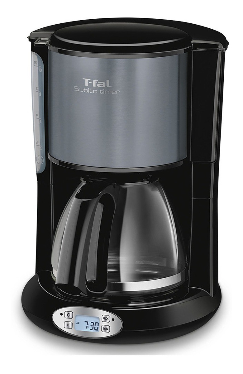 Foto 2 pulgar | Cafetera Programable T-fal 15 Tazas Mineral Grey - C3620