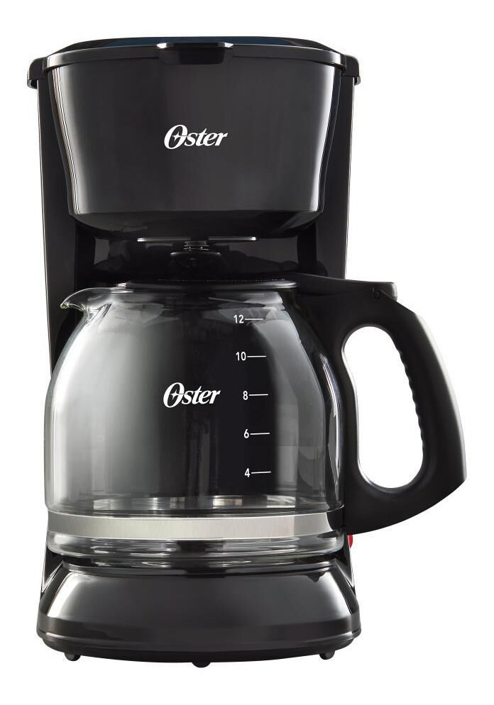 Cafetera Programable Oster De 12 Tazas Negra Con Auto Apaga