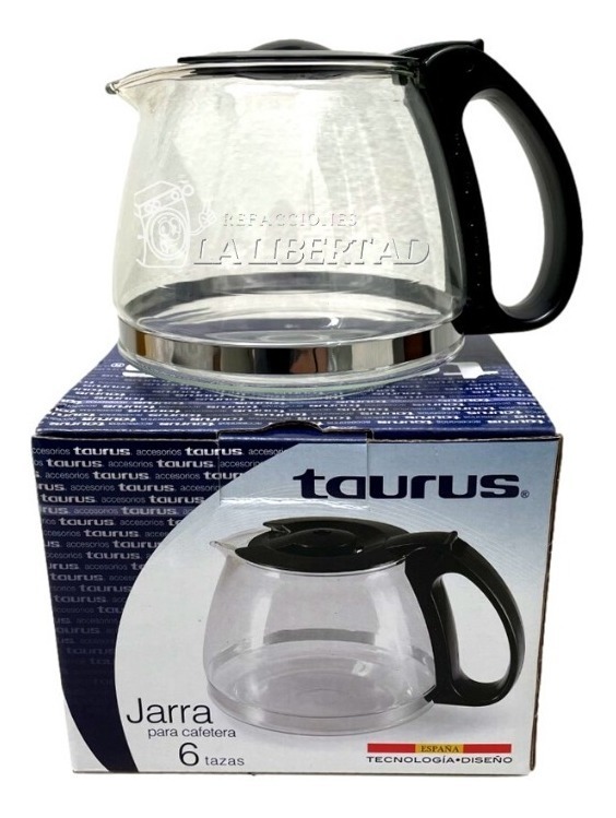 Foto 2 pulgar | Jarra De Vidrio Para Cafetera Universal Taurus 6 Tazas