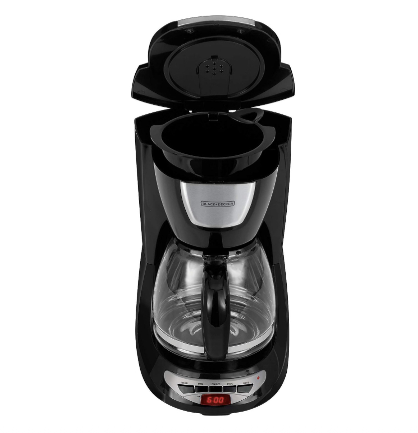 Foto 3 pulgar | Cafetera Programable Black + Decker DCM100B Negro Jarra de Vidrio con Capacidad 12 Tazas