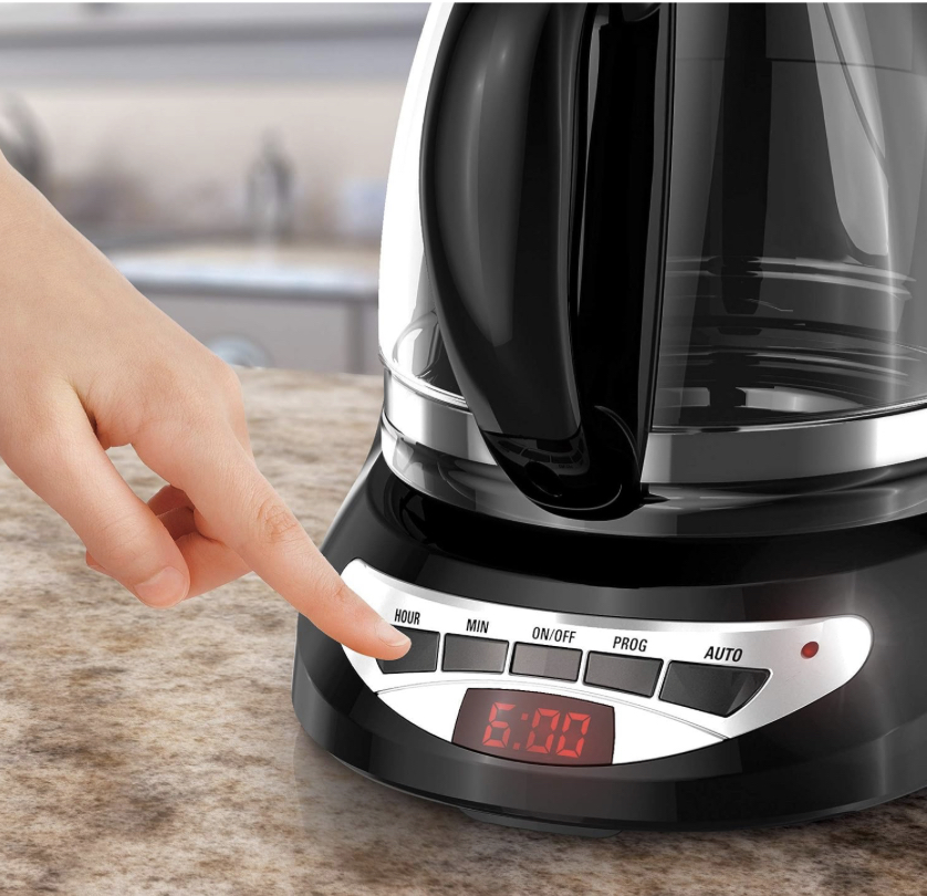 Foto 4 pulgar | Cafetera Programable Black + Decker DCM100B Negro Jarra de Vidrio con Capacidad 12 Tazas