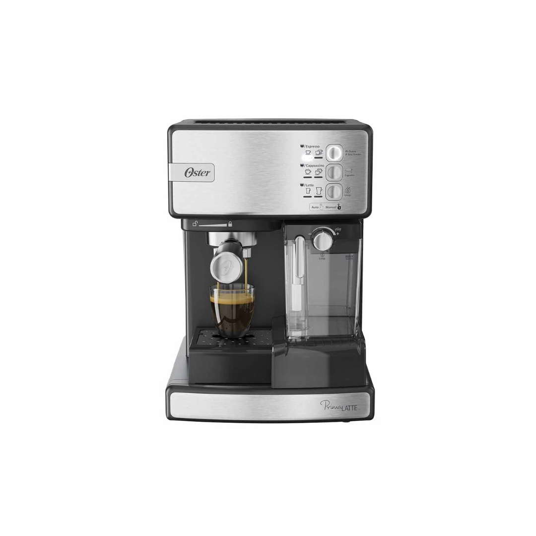 Cafetera Oster Pimalatte BVSTEM6603SS Plateada Capuccino Cápsulas 1170w