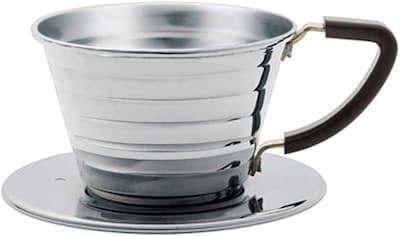 Foto 1 | Venta Internacional - Gotero de Café Kalita de Acero Inoxidable Wave 155 Plateado