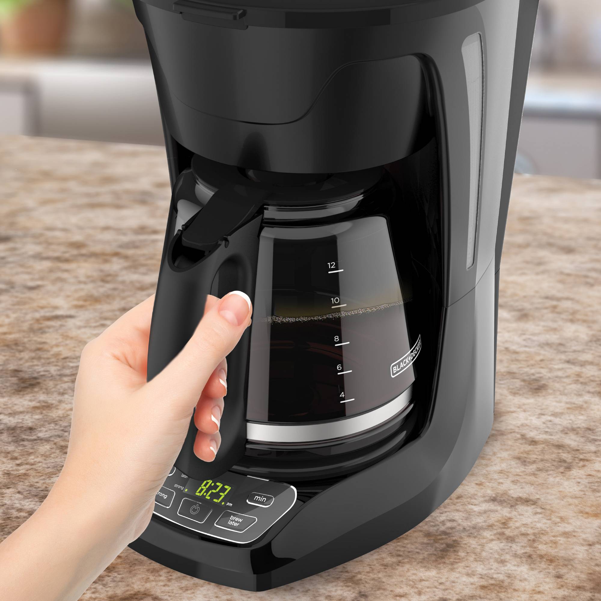 Foto 5 pulgar | Cafetera Programable Digital, Black & Decker Mod:cm1110b-la