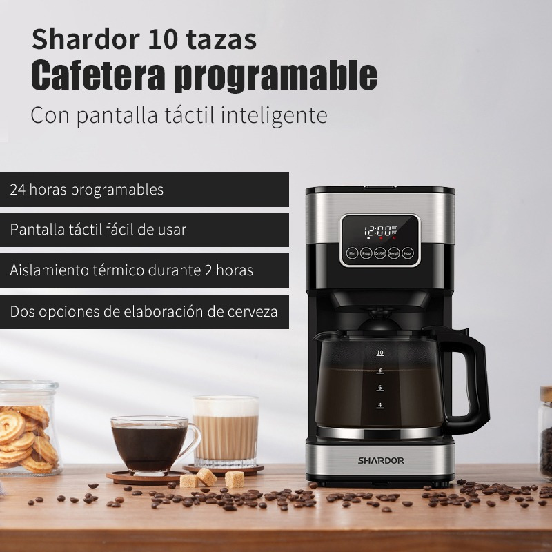 Foto 5 | Cafetera Xinest Programable con Filtro Permanente