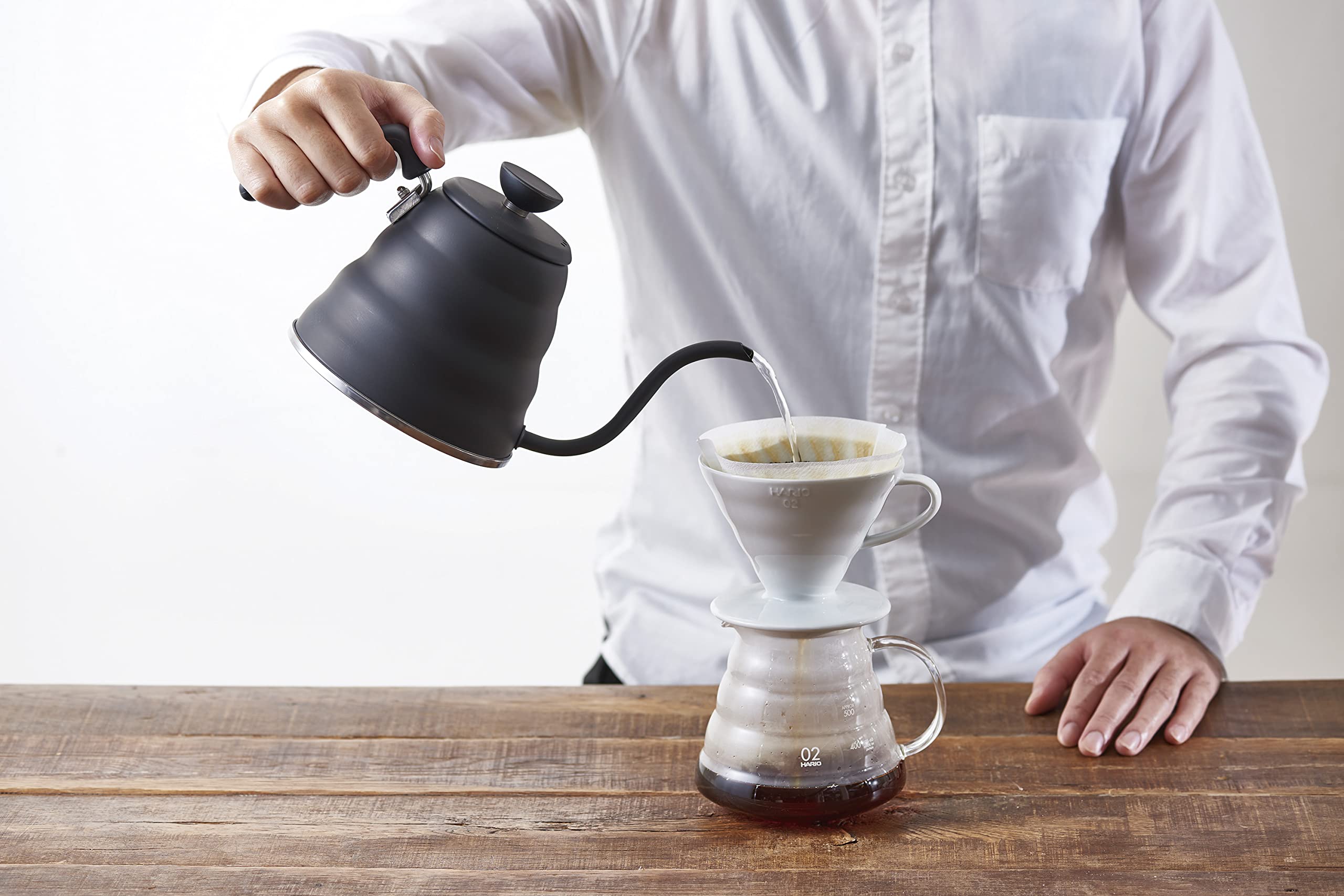 Foto 2 | Hervidor De Café Hario V60 Buono, Estufa De Goteo, Cuello De Cisne, 1,2 L - Venta Internacional.