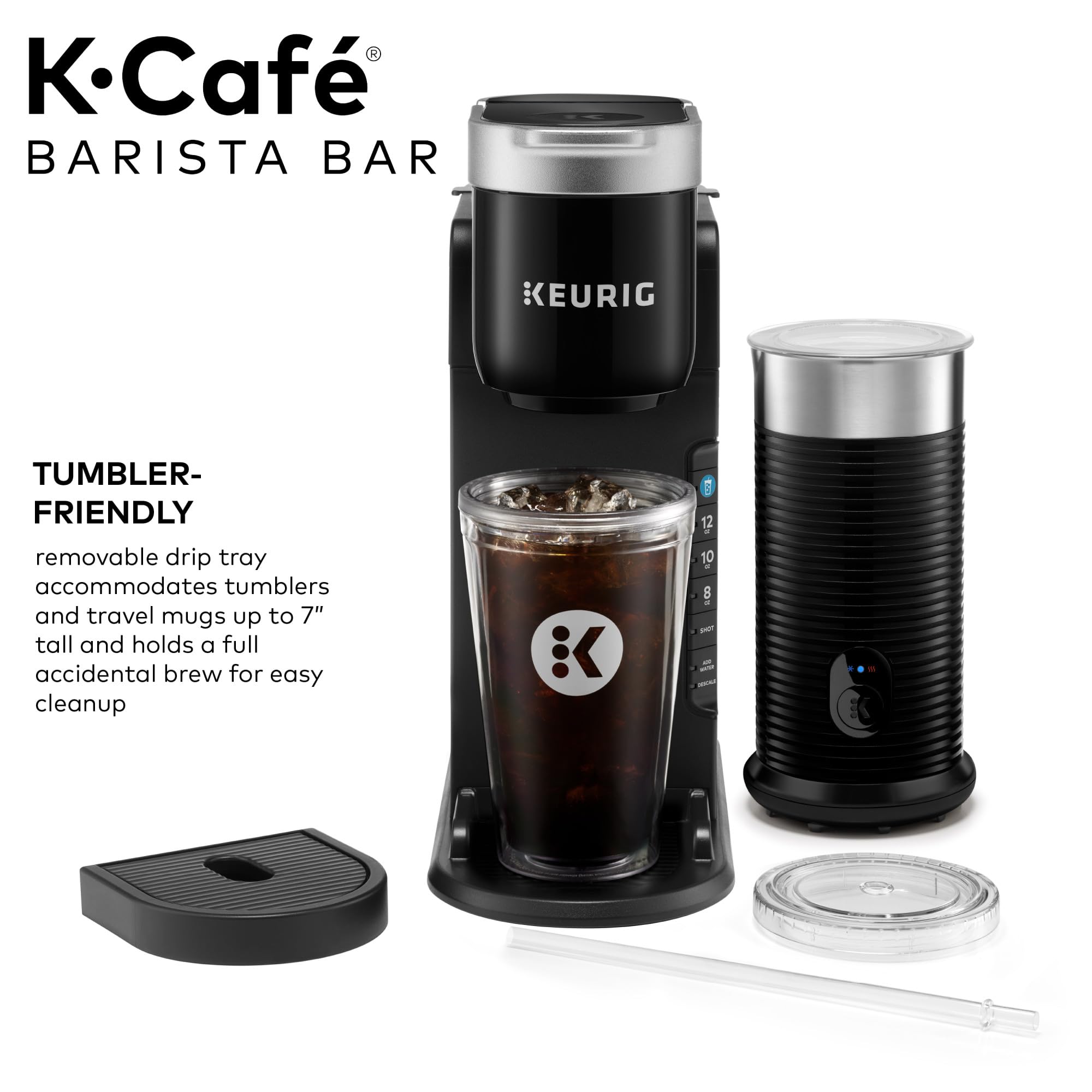 Foto 8 pulgar | Cafetera Keurig K-café Barista Bar Con Espumador Negro De 1,2 L - Venta Internacional.