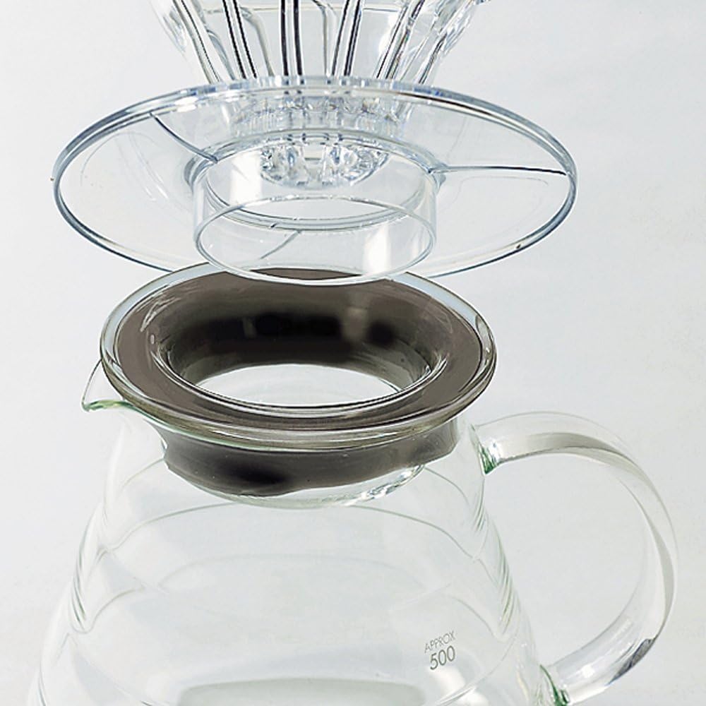 Foto 3 pulgar | Cafetera Hario V60 Glass Range 360 Ml, Resistente Al Calor, Transparente - Venta Internacional.