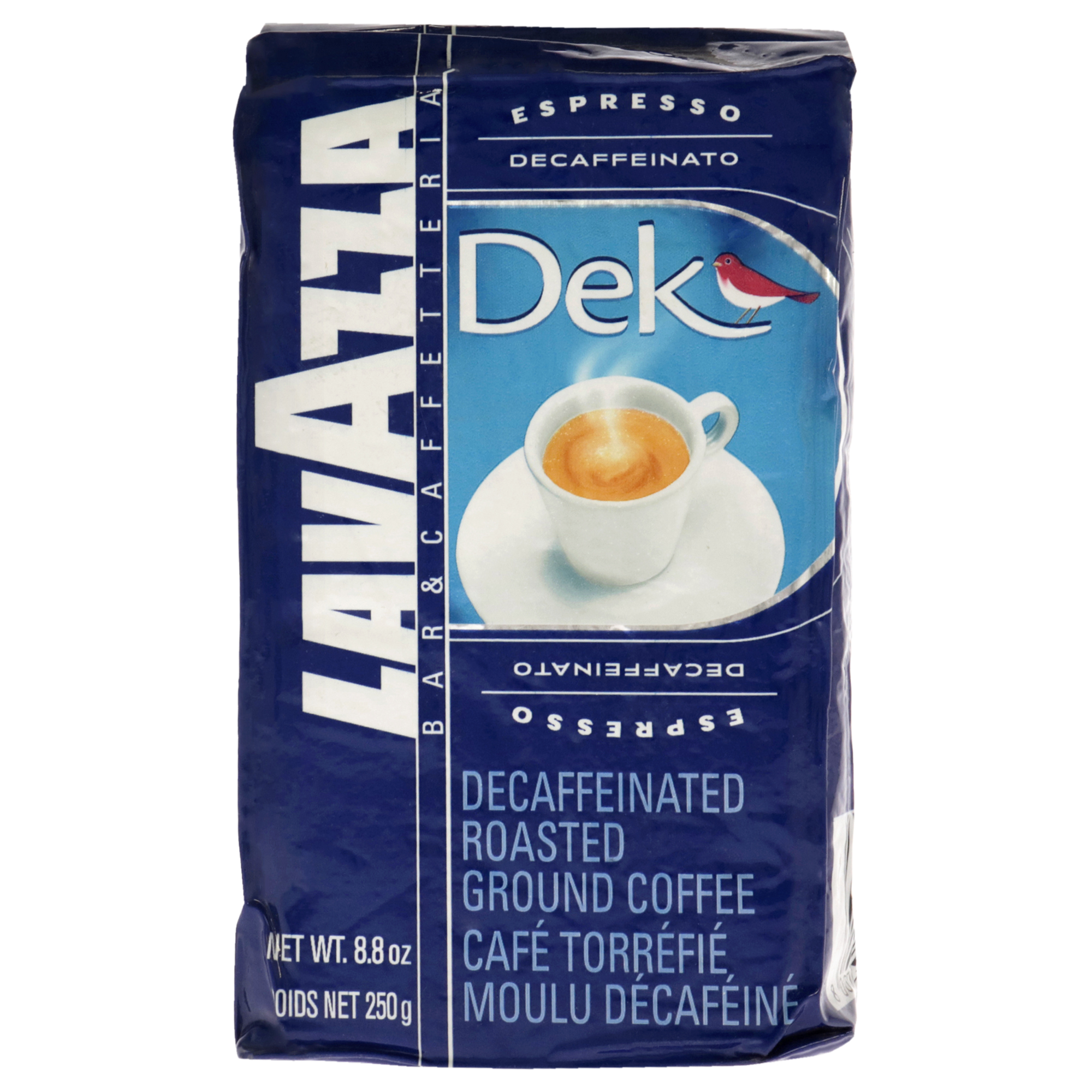 Café Molido Lavazza Dek Espresso Tostado Descafeinado - Venta Internacional.