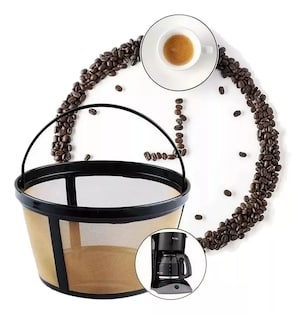 Foto 2 | Filtro de Canasta para Cafetera de 10 A 12 Tazas