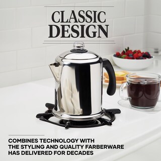Foto 3 | Cafetera Farberware 50124 Classic Yosemite 8 Tazas - Venta Internacional