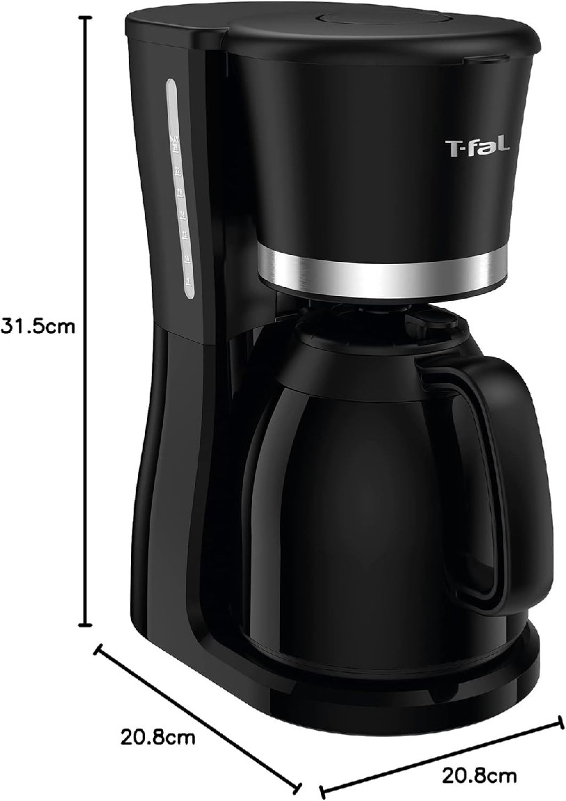 Foto 6 | Cafetera con Filtro T-fal Jarra Térmica 10 Tazas