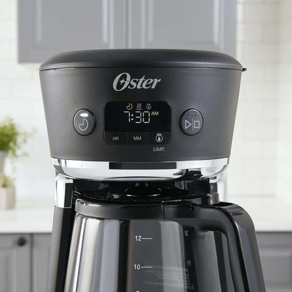 Foto 5 pulgar | Cafetera Programable Oster Bvstrf100 con Sistema de Medición 12 Tazas Negra
