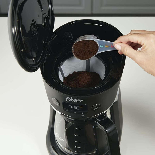 Foto 6 pulgar | Cafetera Programable Oster Bvstrf100 con Sistema de Medición 12 Tazas Negra