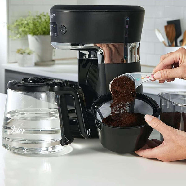 Foto 8 pulgar | Cafetera Programable Oster Bvstrf100 con Sistema de Medición 12 Tazas Negra