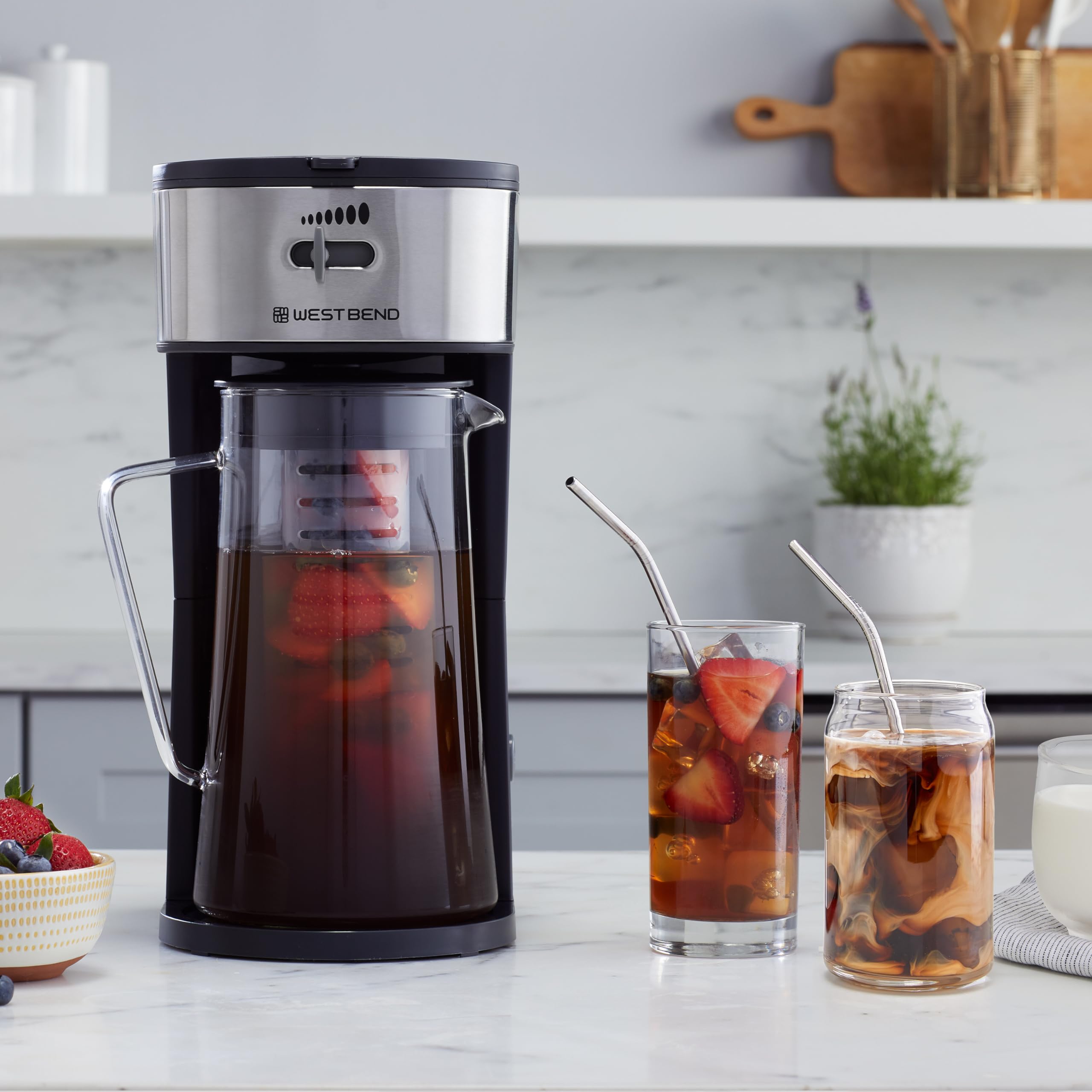 Foto 4 pulgar | Cafetera Helada y Tetera Helada West Bend It500-W Negra - Venta Internacional