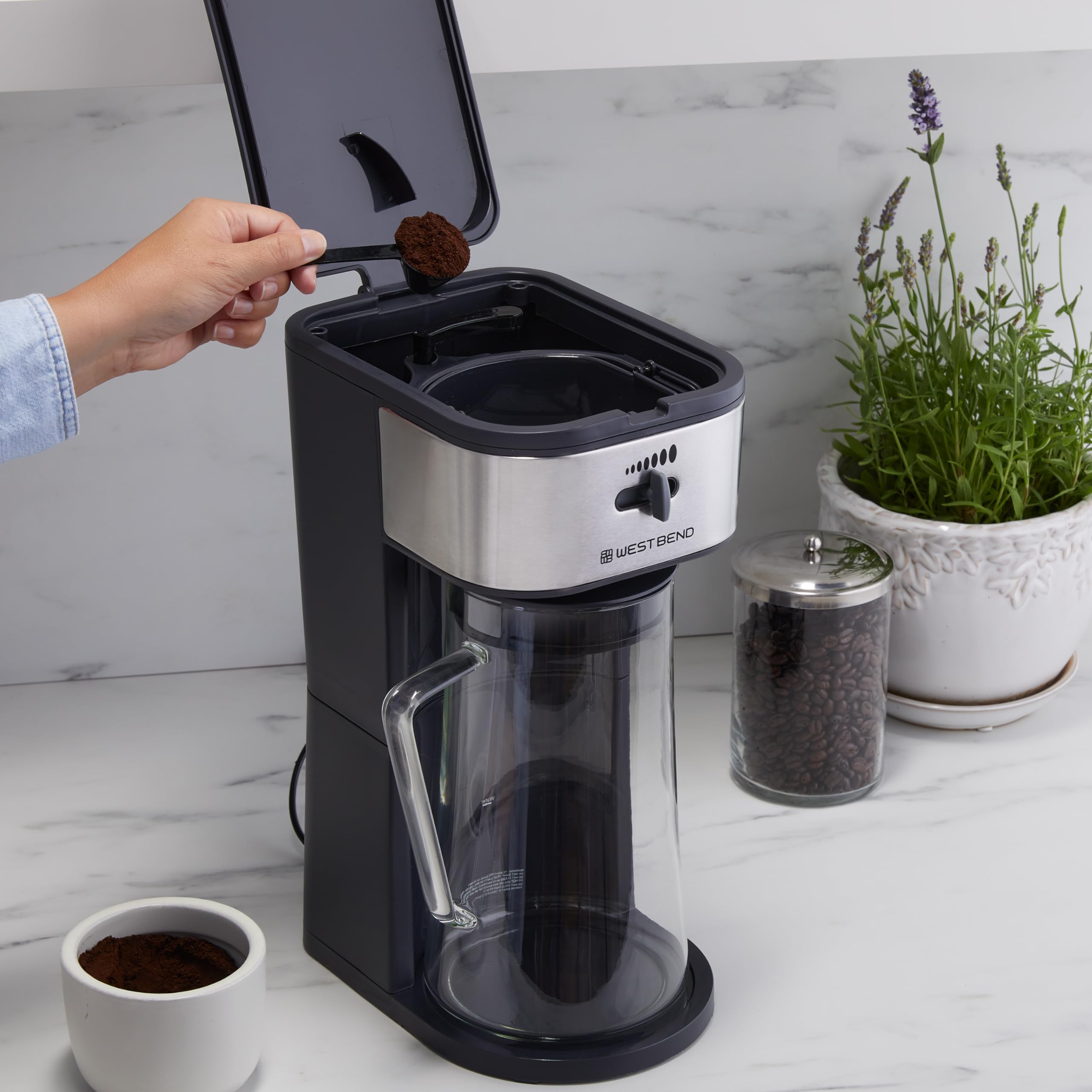 Foto 8 pulgar | Cafetera Helada y Tetera Helada West Bend It500-W Negra - Venta Internacional