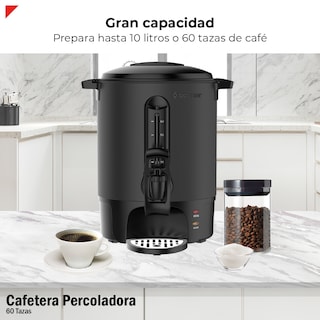 Foto 2 | Cafetera Percoladora Bogner de Acero Inoxidable 60 Tazas 1500w Bcm10l