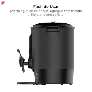 Foto 5 | Cafetera Percoladora Bogner de Acero Inoxidable 60 Tazas 1500w Bcm10l