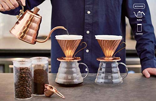 Foto 7 | Range Server Hario V60, Vidrio Transparente, 360 Ml, Resistente Al Calor, Japón - Venta Internacional.