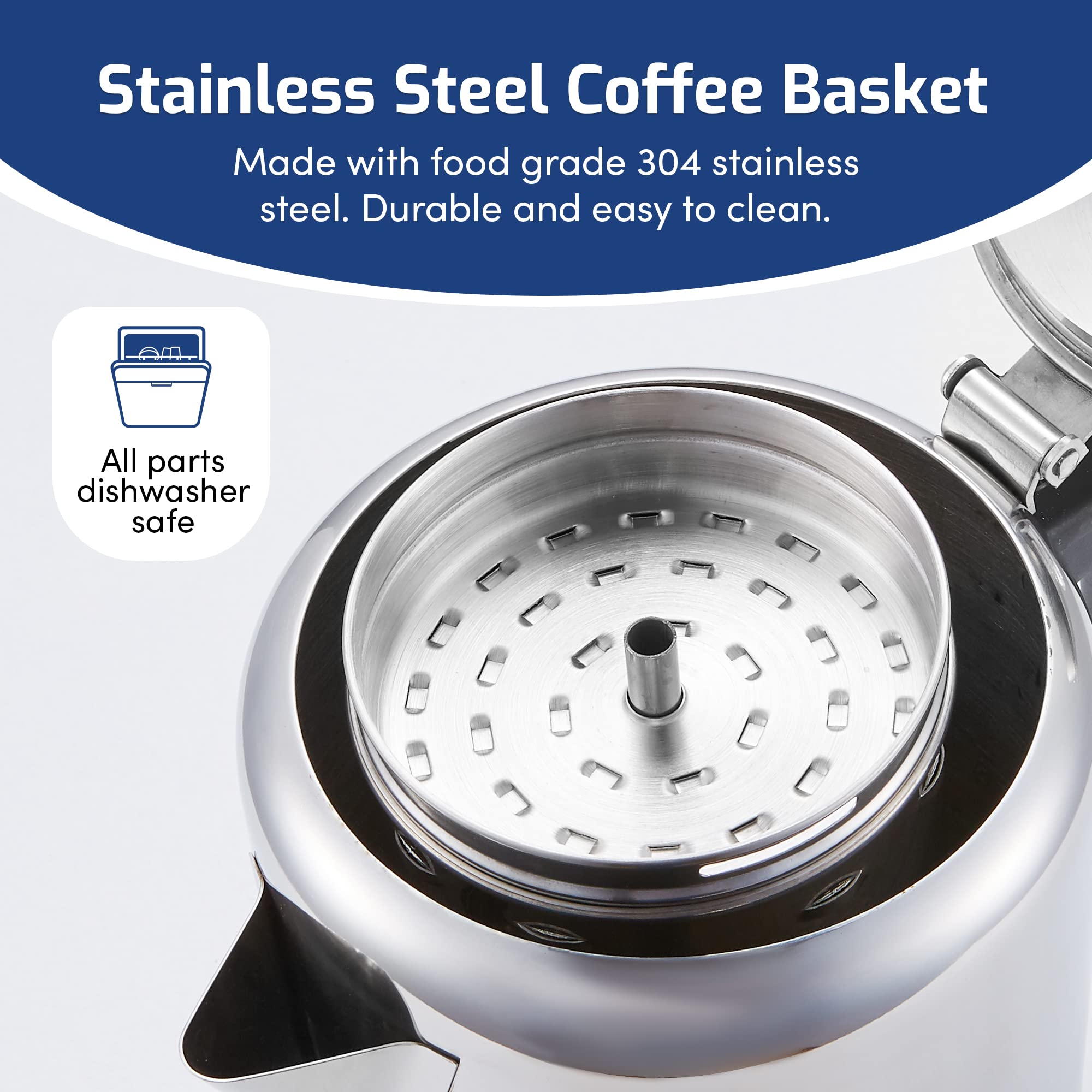 Foto 3 | Percolador de Café para Estufa Elite Gourmet Ec008  8 Tazas - Venta Internacional