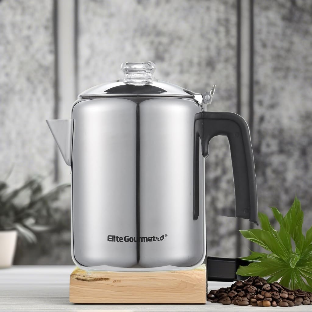 Foto 5 | Percolador de Café para Estufa Elite Gourmet Ec008  8 Tazas - Venta Internacional