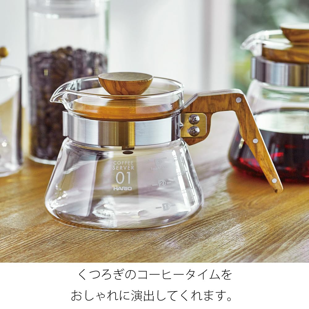 Foto 4 | Servidor De Café Hario V60  Madera De Olivo  400 Ml - Venta Internacional.