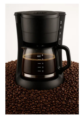 Foto 5 pulgar | Cafetera de Goteo Eléctrica con Jarra y Filtro Lavable