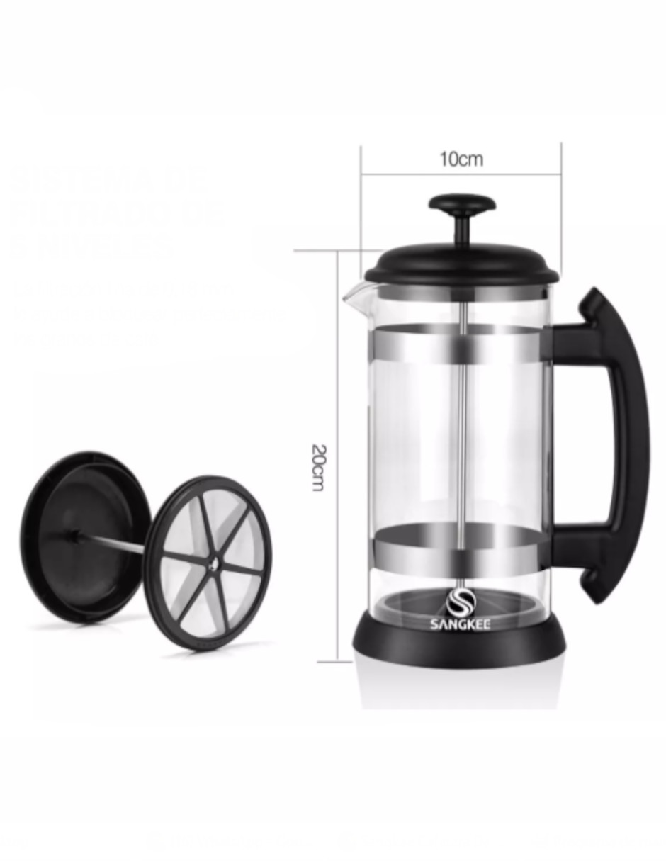 Foto 4 pulgar | Cafetera De Prensa Francesa + Termo Güish Gratis