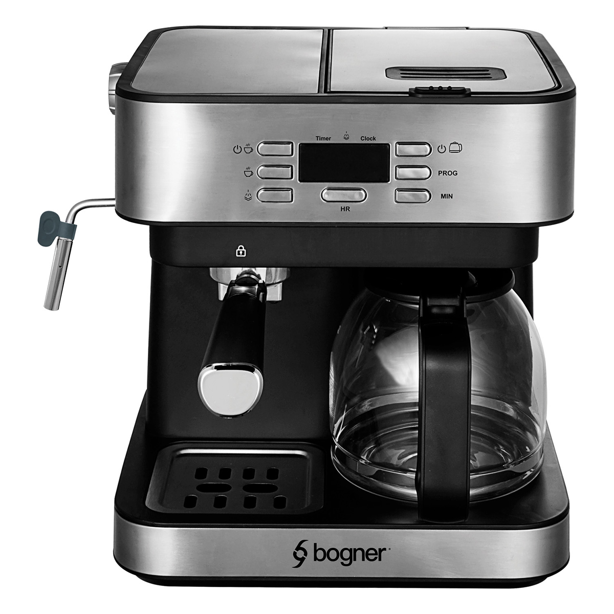 Cafetera 2 en 1: Espresso + Goteo Bogner Bdecm02