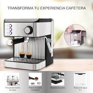 Foto 6 | Cafetera Ola Casa Oc-MceC01bk para Espresso y Capuchino 1.6 l