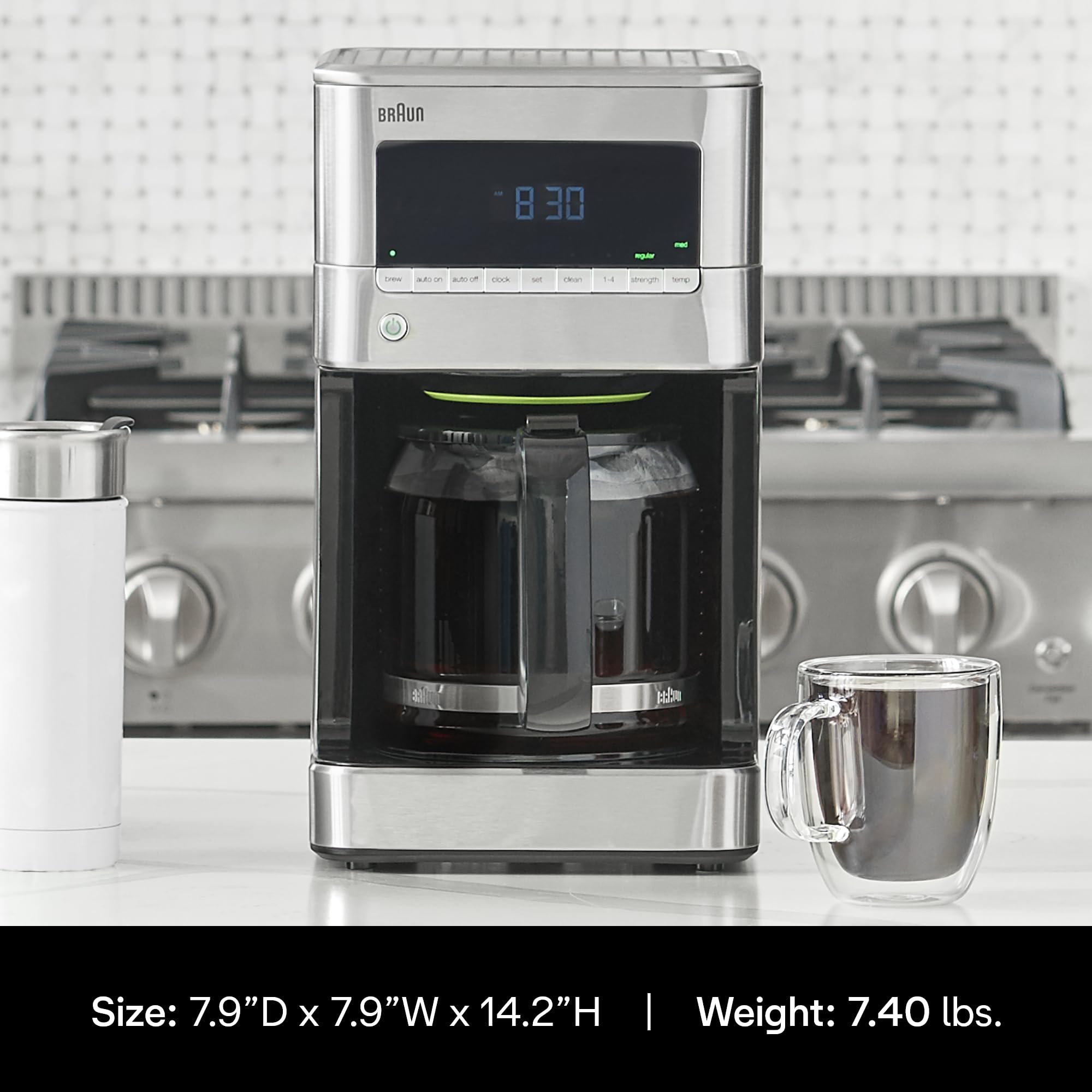 Foto 5 | Venta Internacional - Cafetera Braun Brewsense Drip 12 Tazas de Acero Inoxidable