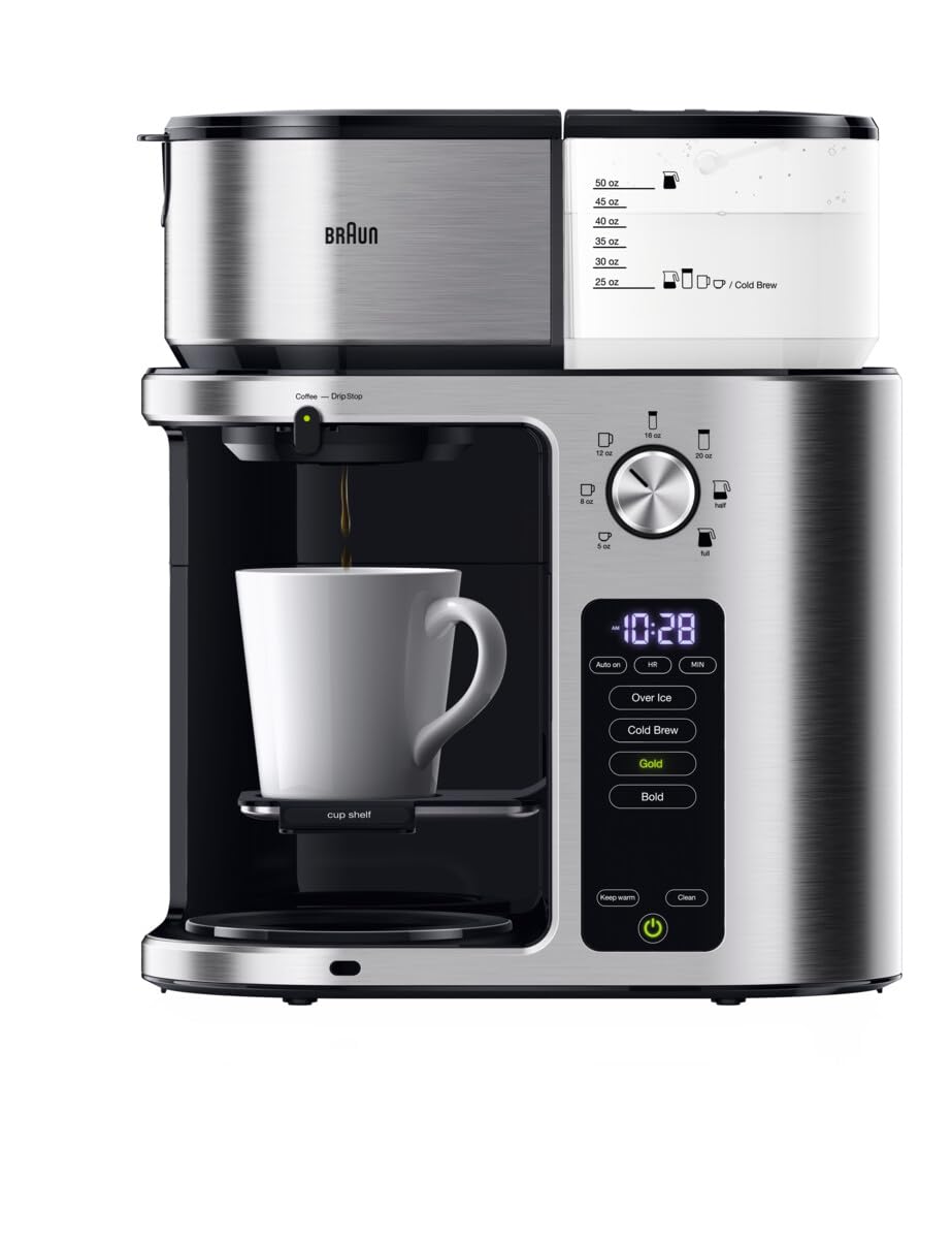 Foto 3 pulgar | Cafetera Braun Multiserve Plus Kf9270si de Acero Inoxidable para 10 Tazas - Venta Internacional