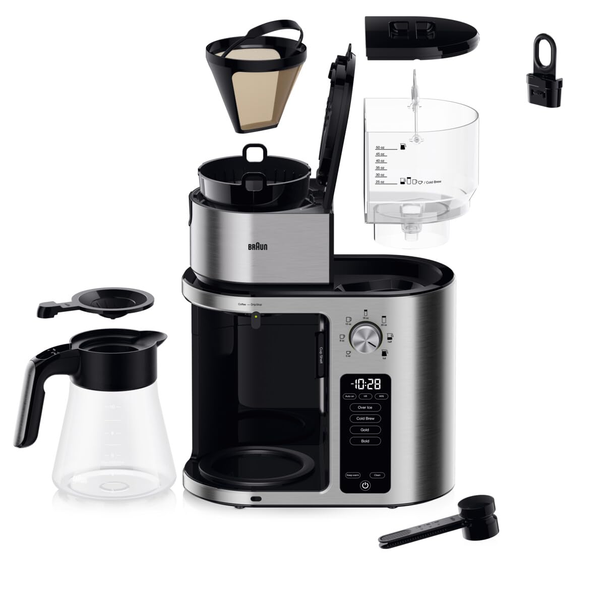 Foto 6 pulgar | Cafetera Braun Multiserve Plus Kf9270si de Acero Inoxidable para 10 Tazas - Venta Internacional