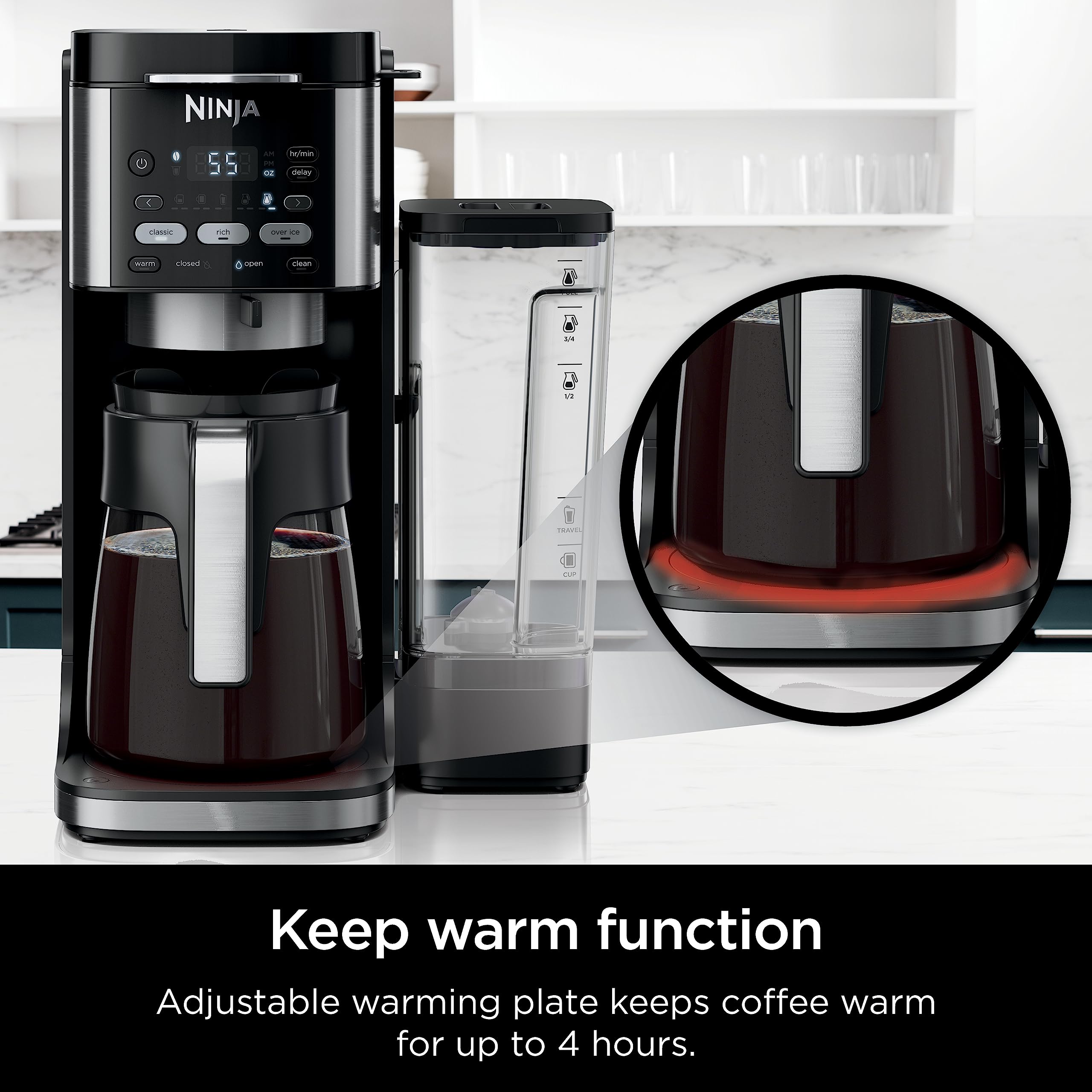 Foto 6 pulgar | Cafetera Ninja Cfp101 Dualbrew con Goteo Caliente y Helado para 12 Tazas - Venta Internacional