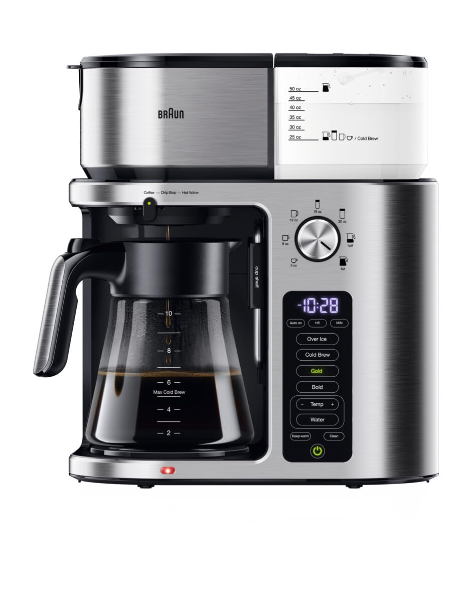 Foto 2 pulgar | Cafetera Braun Multiserve Plus Kf9370si 2.4 l 10 Tazas - Venta Internacional