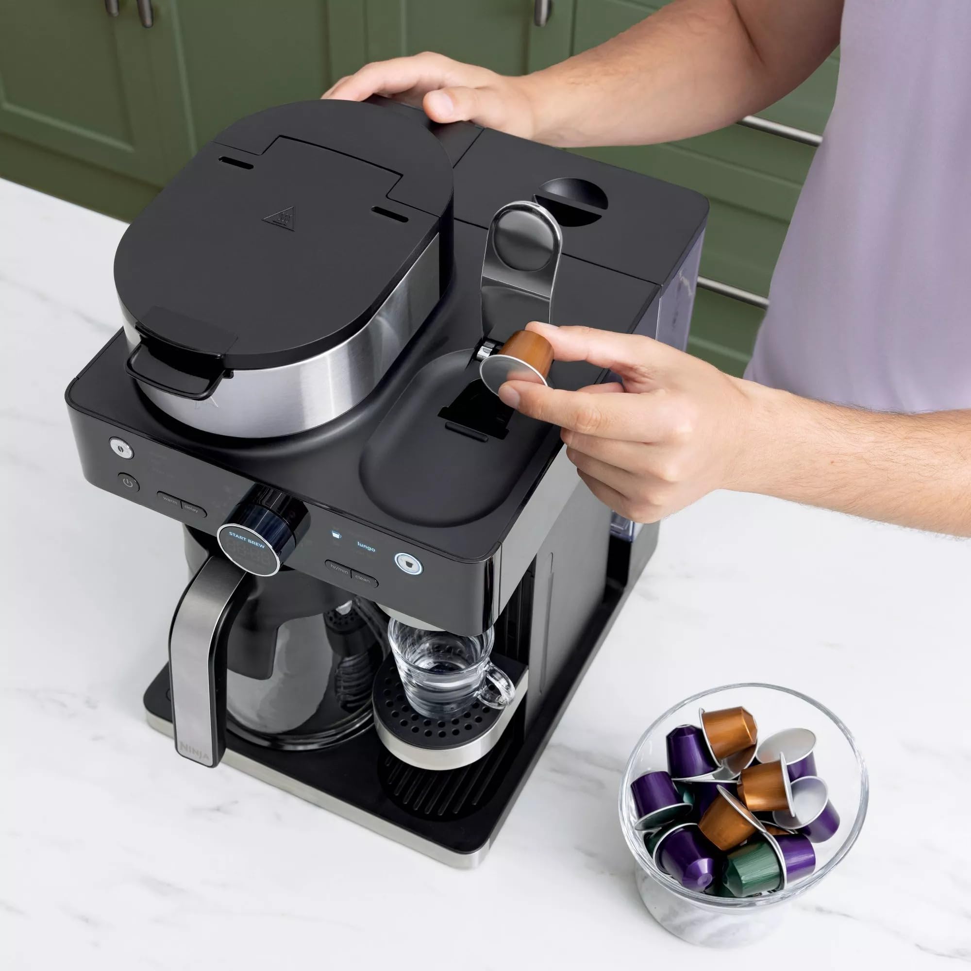 Foto 4 pulgar | Coffee Barista System Ninja Cfn601 Jarra para 12 Tazas Color Negro - Venta Internacional