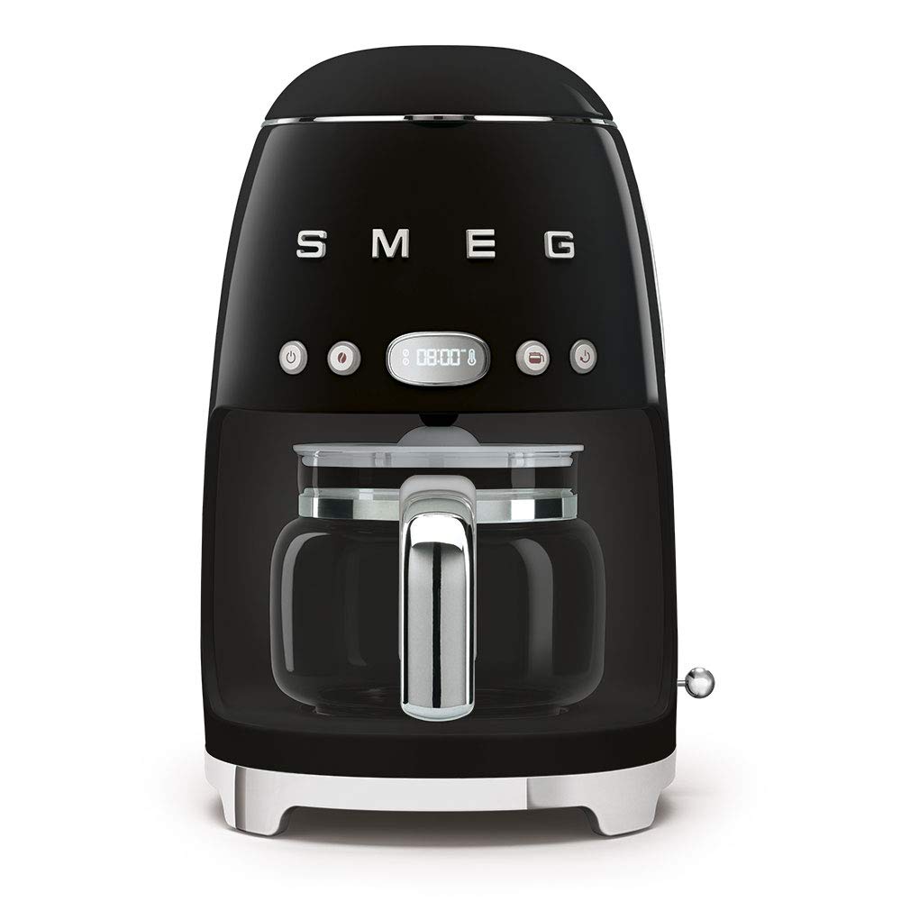 Cafetera Smeg Negra para 10 Tazas-Venta Internacional