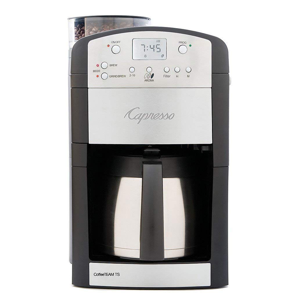 Cafetera Capresso 465 Coffeeteam Ts De 10 Tazas con Molinillo - Venta Internacional