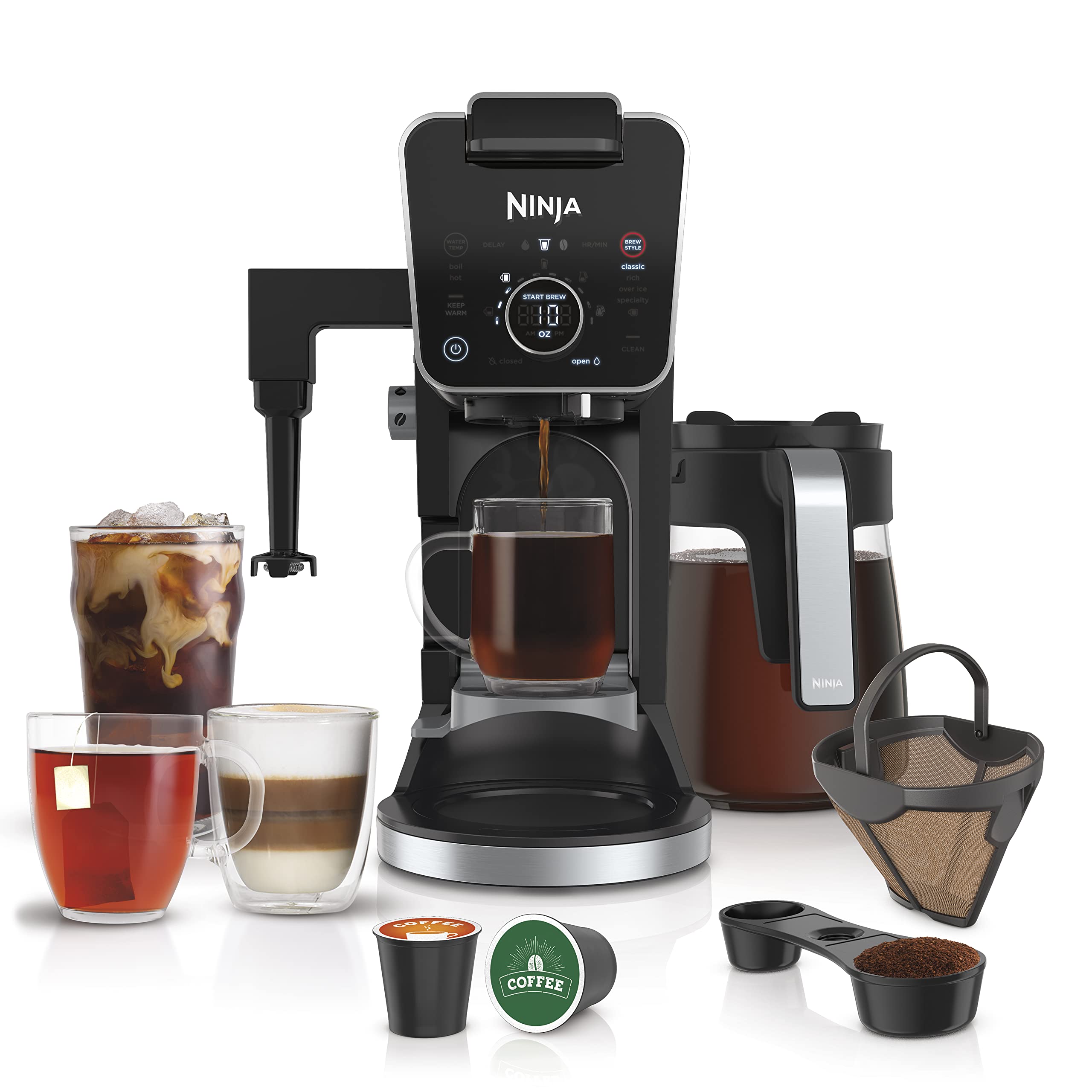 Sistema De Café Ninja Dualbrew Pro Individual - Negro - Venta Internacional.