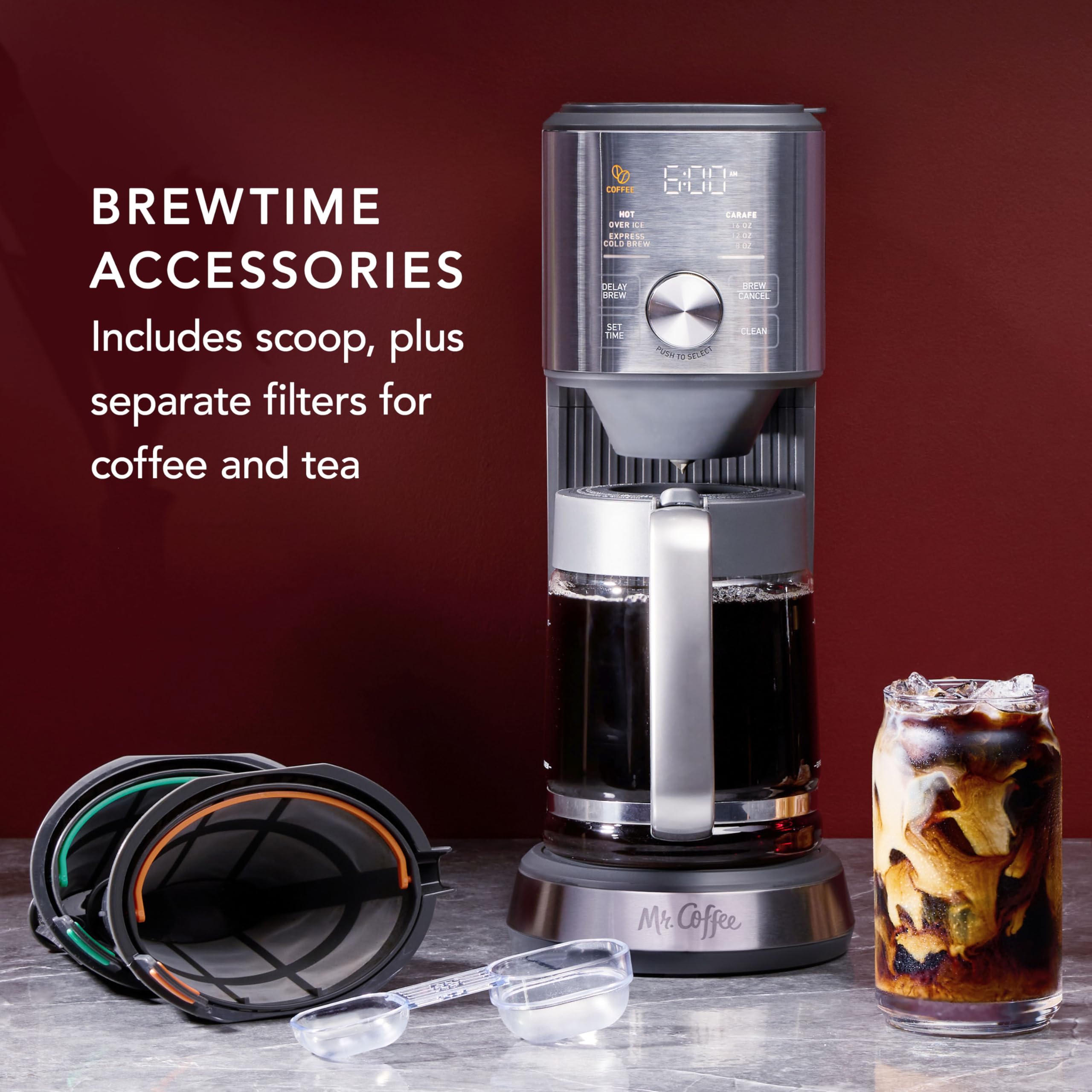 Foto 7 pulgar | Cafetera Mr. Coffee Perfect Brew Intelligent Brewer - Venta Internacional.