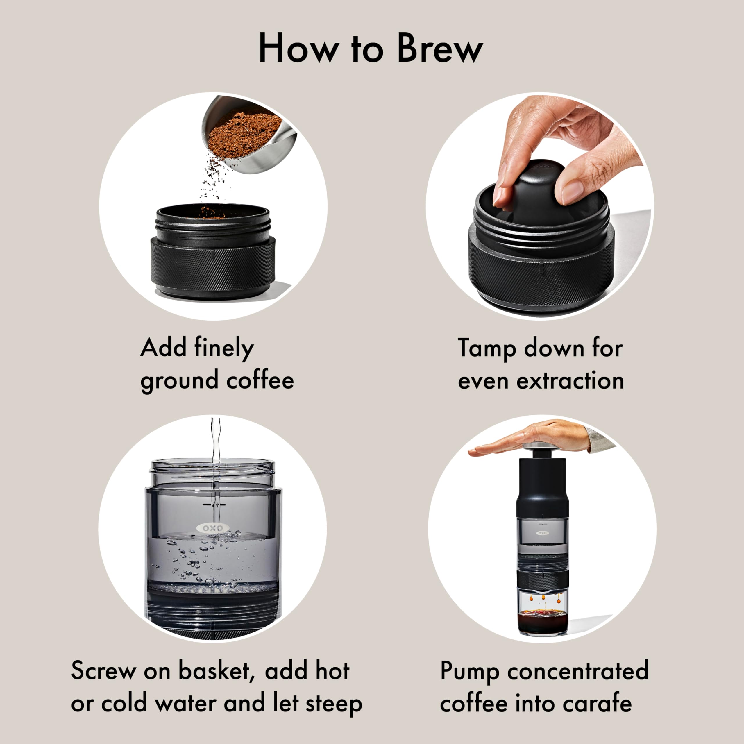 Foto 5 pulgar | Cafetera Oxo Brew Rapid Brewer Portátil de Acero Inoxidable - Venta Internacional