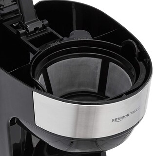 Foto 6 | Cafetera para 12 Tazas con Filtro Reutilizable Negro - Venta Internacional