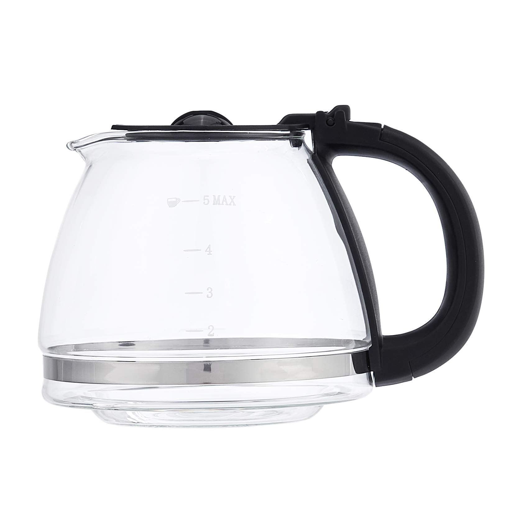 Foto 4 pulgar | Cafetera Amazon Basics de 5 Tazas con Filtro Reutilizable Negro - Venta Internacional