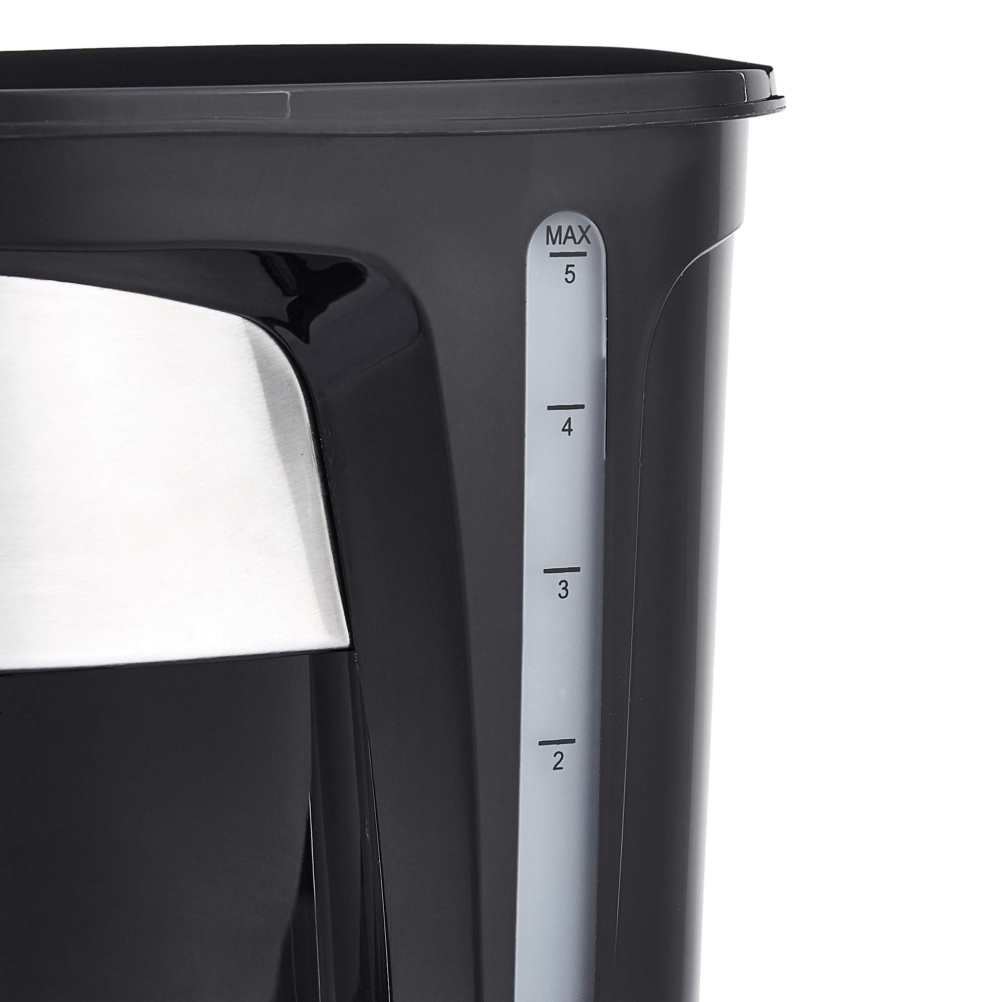 Foto 5 pulgar | Cafetera Amazon Basics de 5 Tazas con Filtro Reutilizable Negro - Venta Internacional