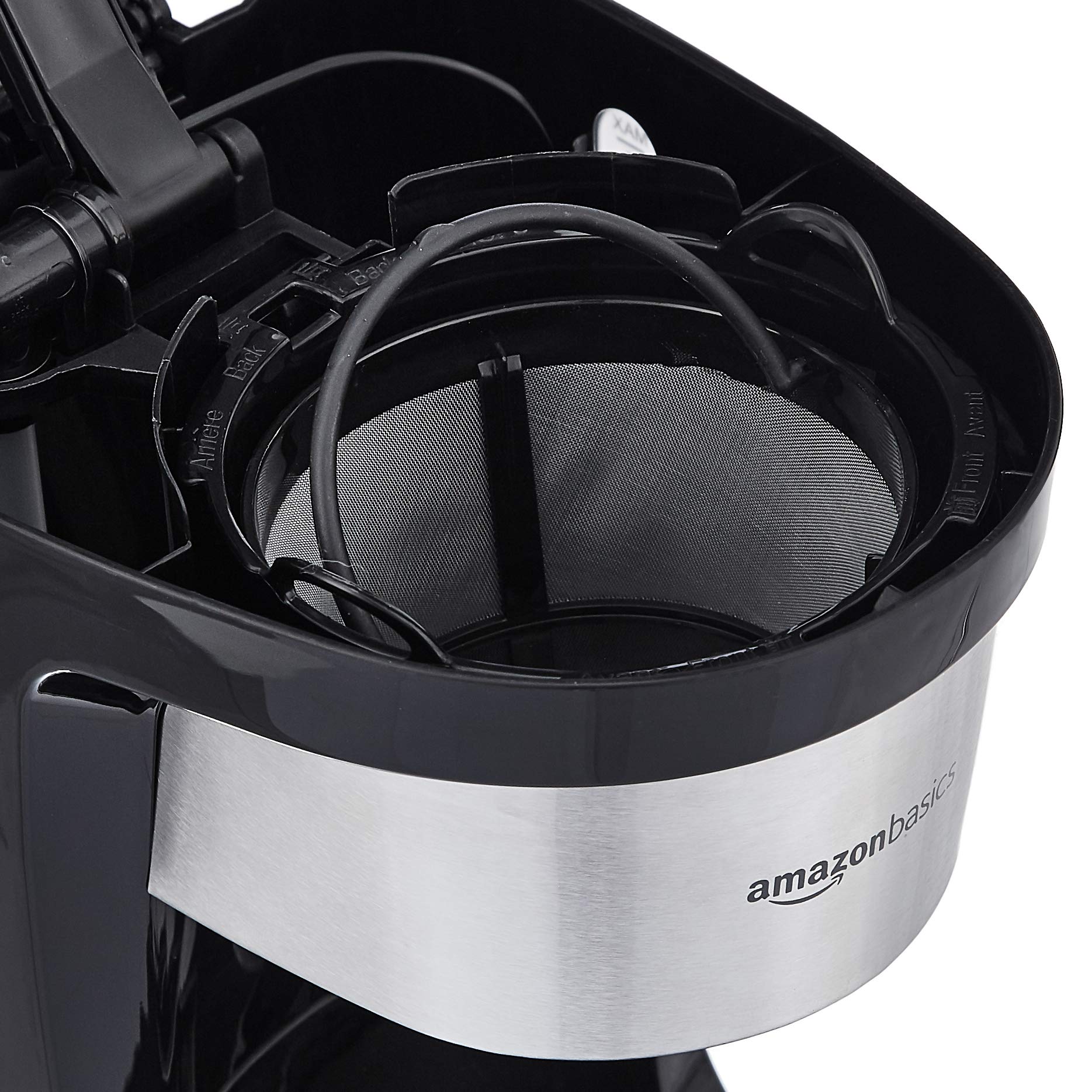 Foto 7 pulgar | Cafetera Amazon Basics de 5 Tazas con Filtro Reutilizable Negro - Venta Internacional