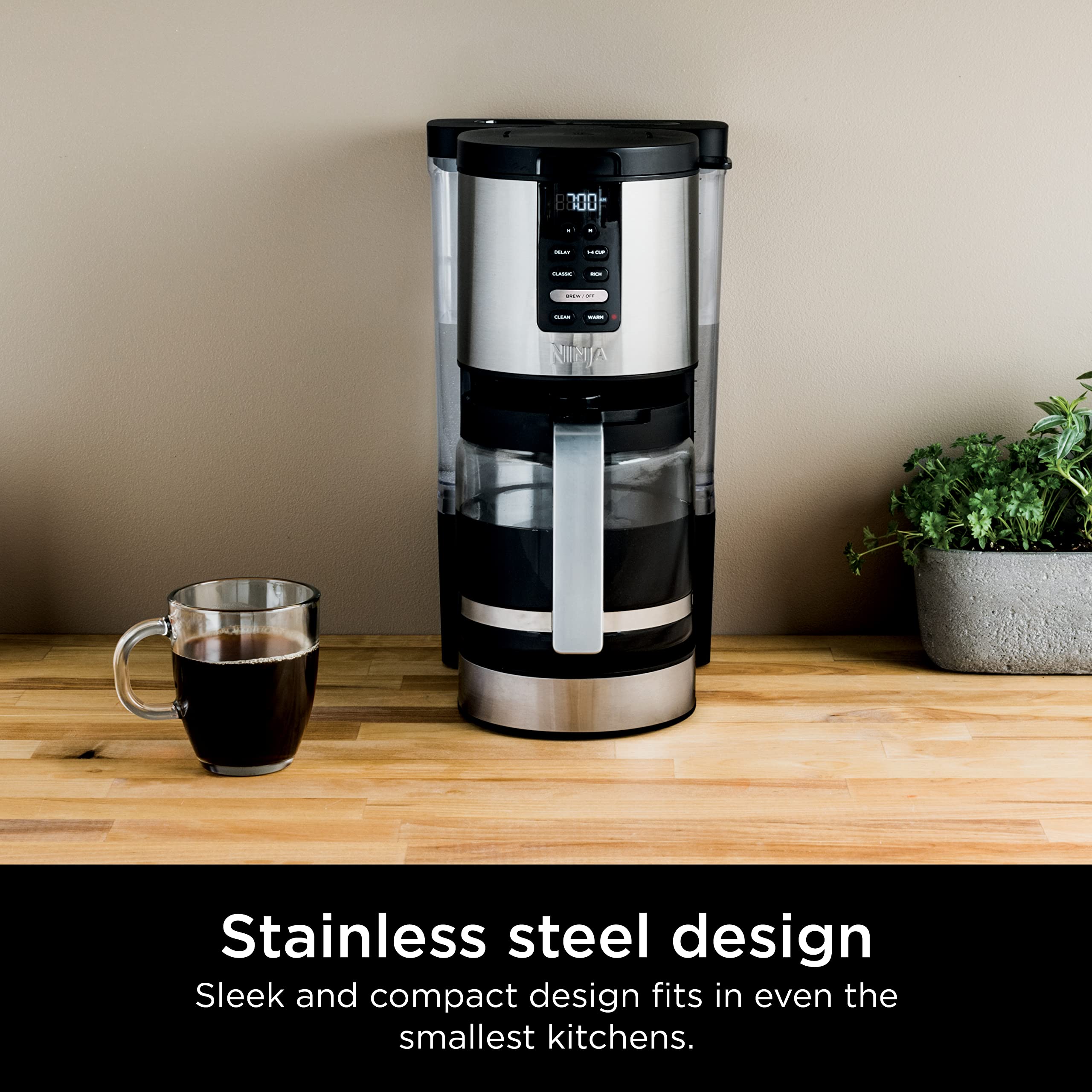 Foto 2 | Cafetera Ninja Dcm200c Programable Xl De Vidrio Para 14 Tazas - Venta Internacional.