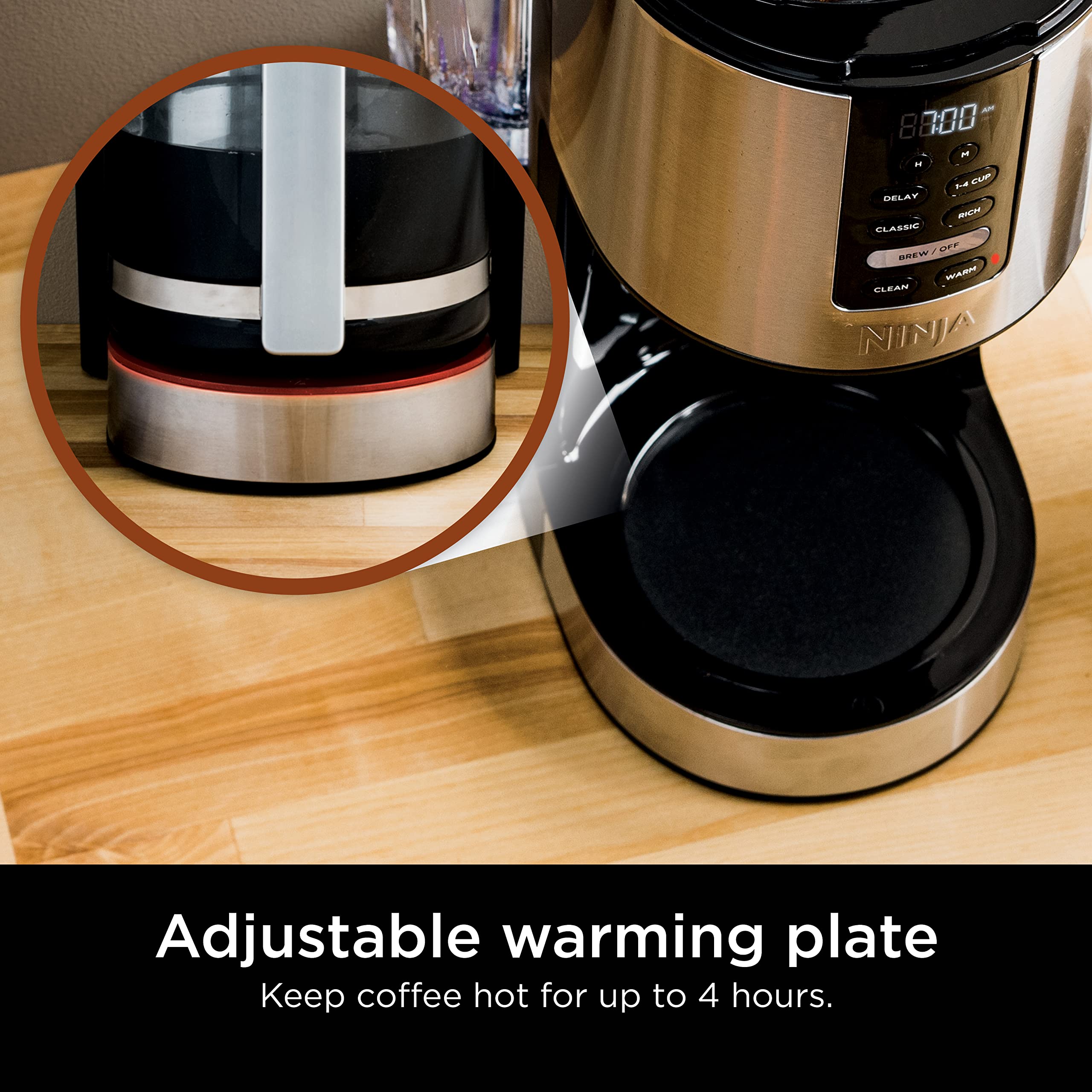 Foto 6 pulgar | Cafetera Ninja Dcm200c Programable Xl De Vidrio Para 14 Tazas - Venta Internacional.