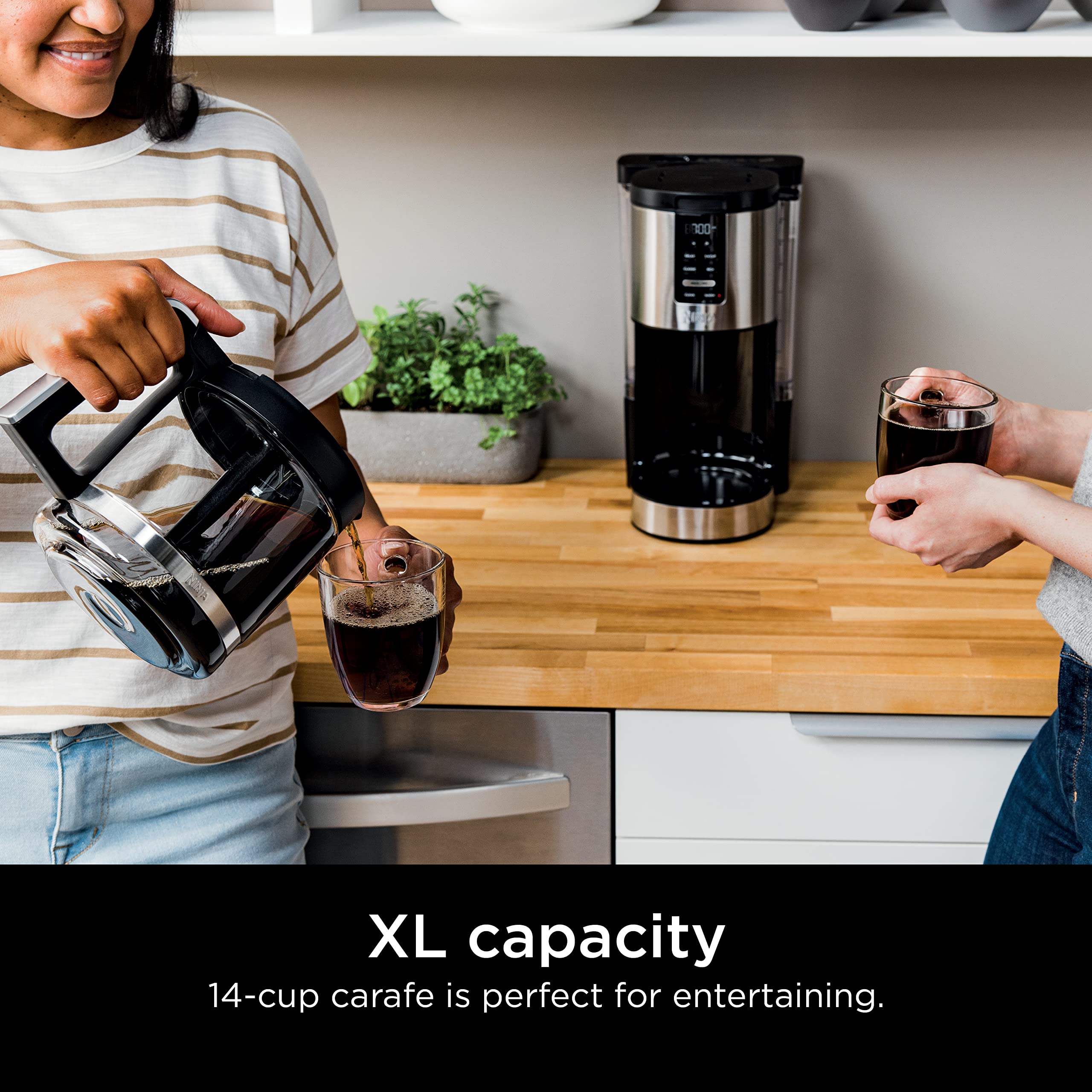 Foto 7 pulgar | Cafetera Ninja Dcm200c Programable Xl De Vidrio Para 14 Tazas - Venta Internacional.