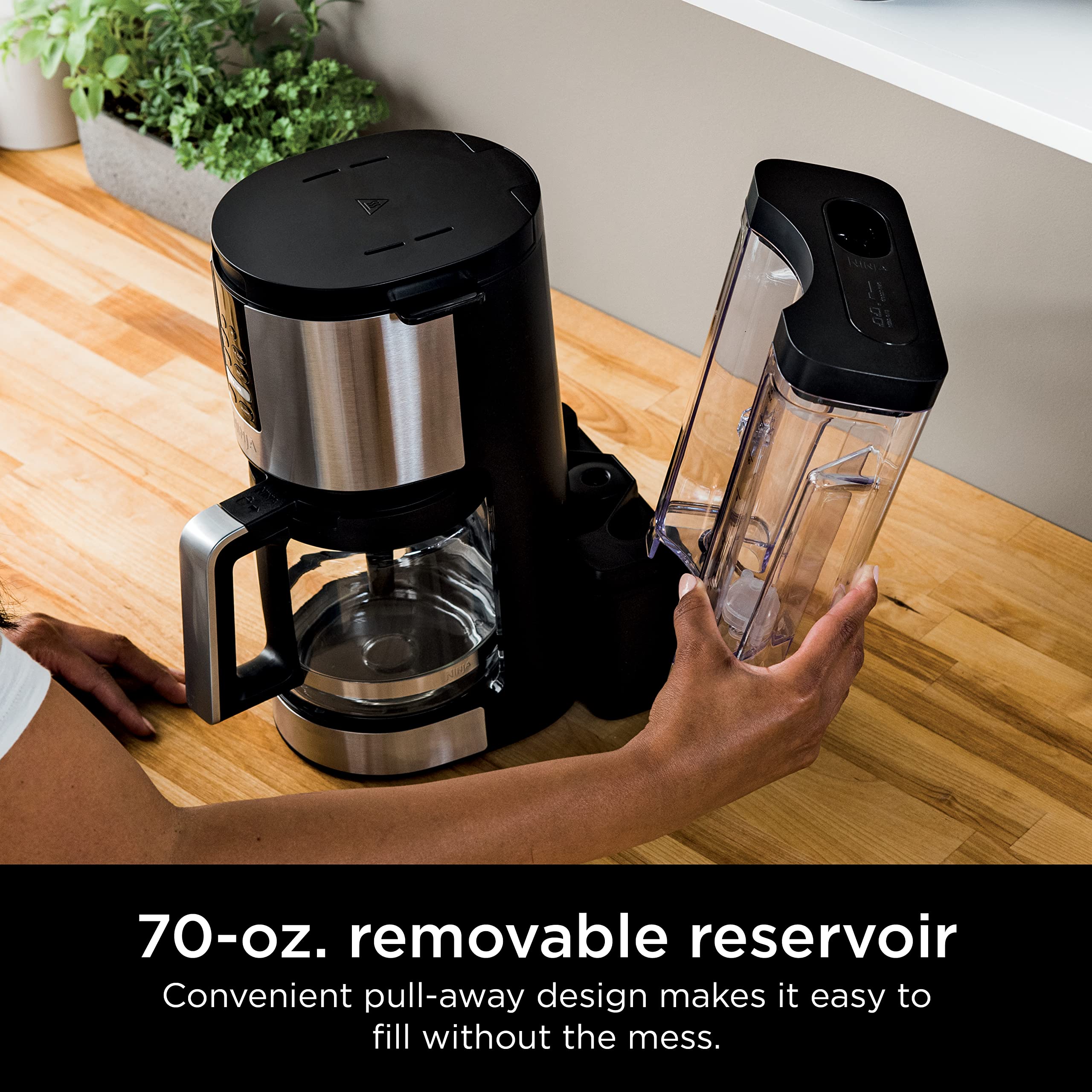 Foto 8 pulgar | Cafetera Ninja Dcm200c Programable Xl De Vidrio Para 14 Tazas - Venta Internacional.